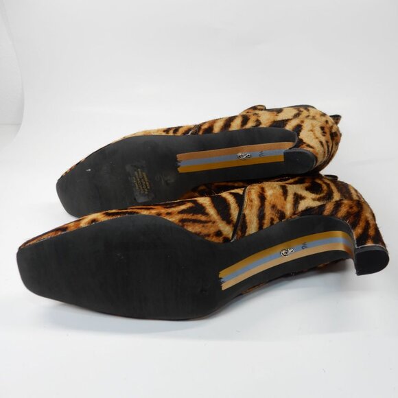 Sam Edelman Margo Ankle Boots Bootie Size 7.5 Kitten Heel Animal Calf Hair NEW - Picture 13 of 16